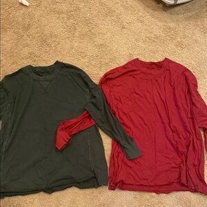 Aerie Set of Two Long Sleeve Shirts
